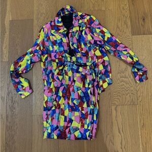 Two Piece Sequins Set 2X